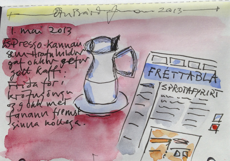 kaffi 1. mai - myndblogg